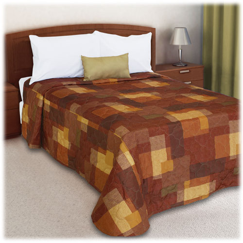 Trevira Cornerstone Quilted Polyester Hotel Bedspreads LodgMate