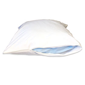 Vinyl Waterproof Zippered Pillow Covers Hotel Pillows Lodgmate